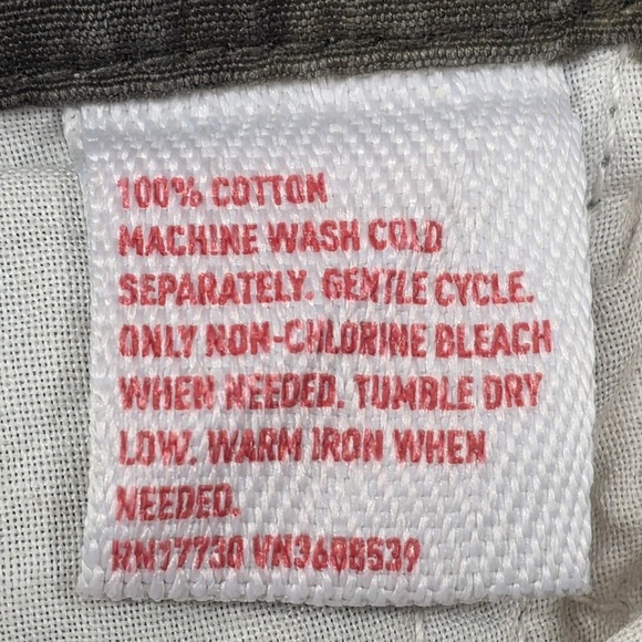 Mossimo Supply Co Men Camo Cargo Shorts Size 30 Green Ripstop Drawstring Utility - Picture 4 of 8